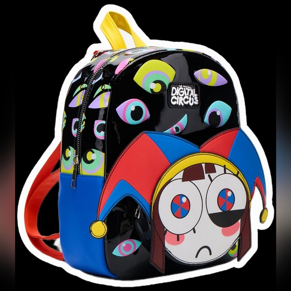 Brand New! The Amazing Digital Circus Pomni Eyes Mini Backpack main image 4